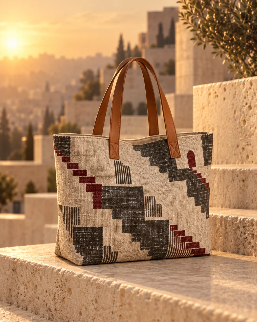 Amman Weave Tote campaign view
