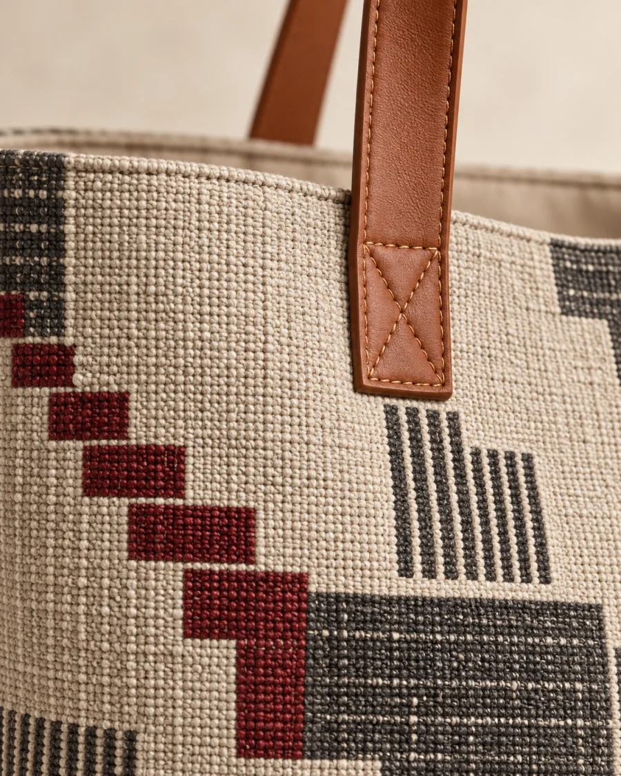 Amman Weave Tote detail view