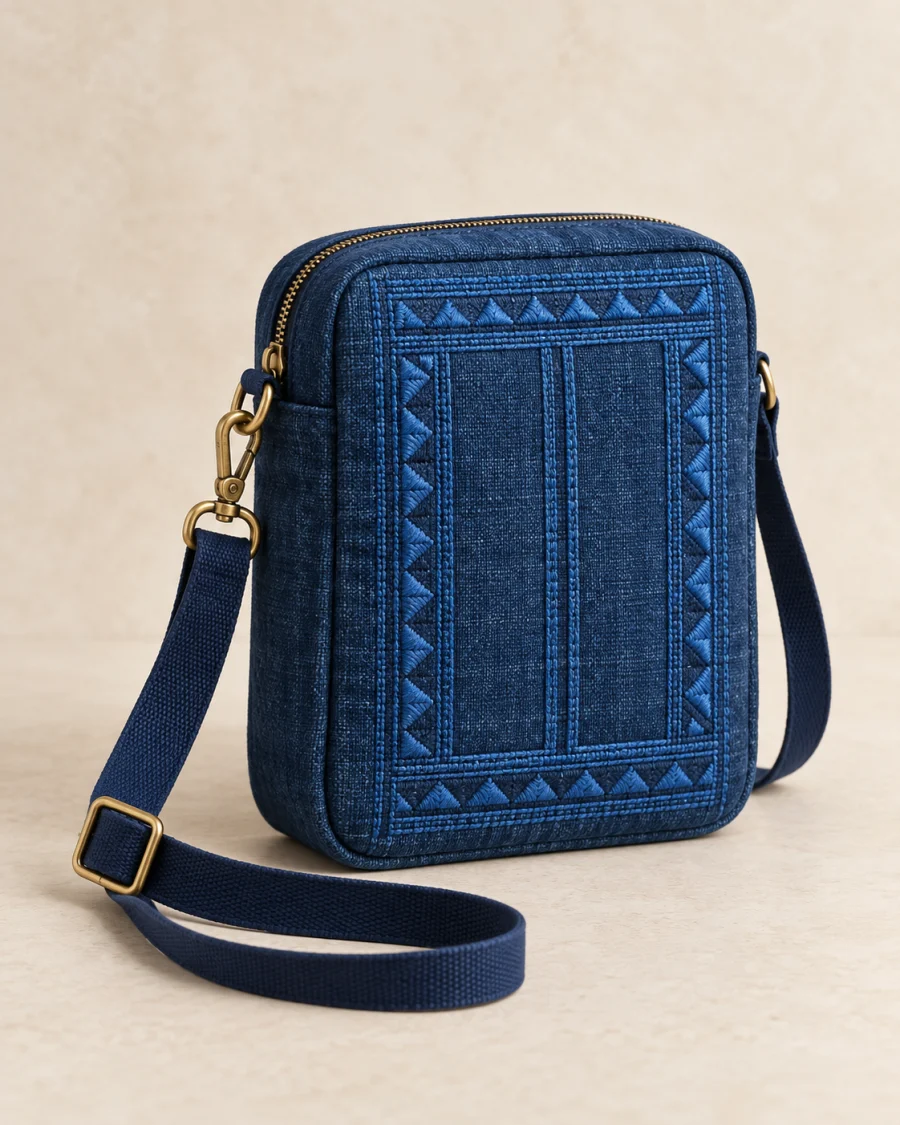 Blue Door Crossbody studio view