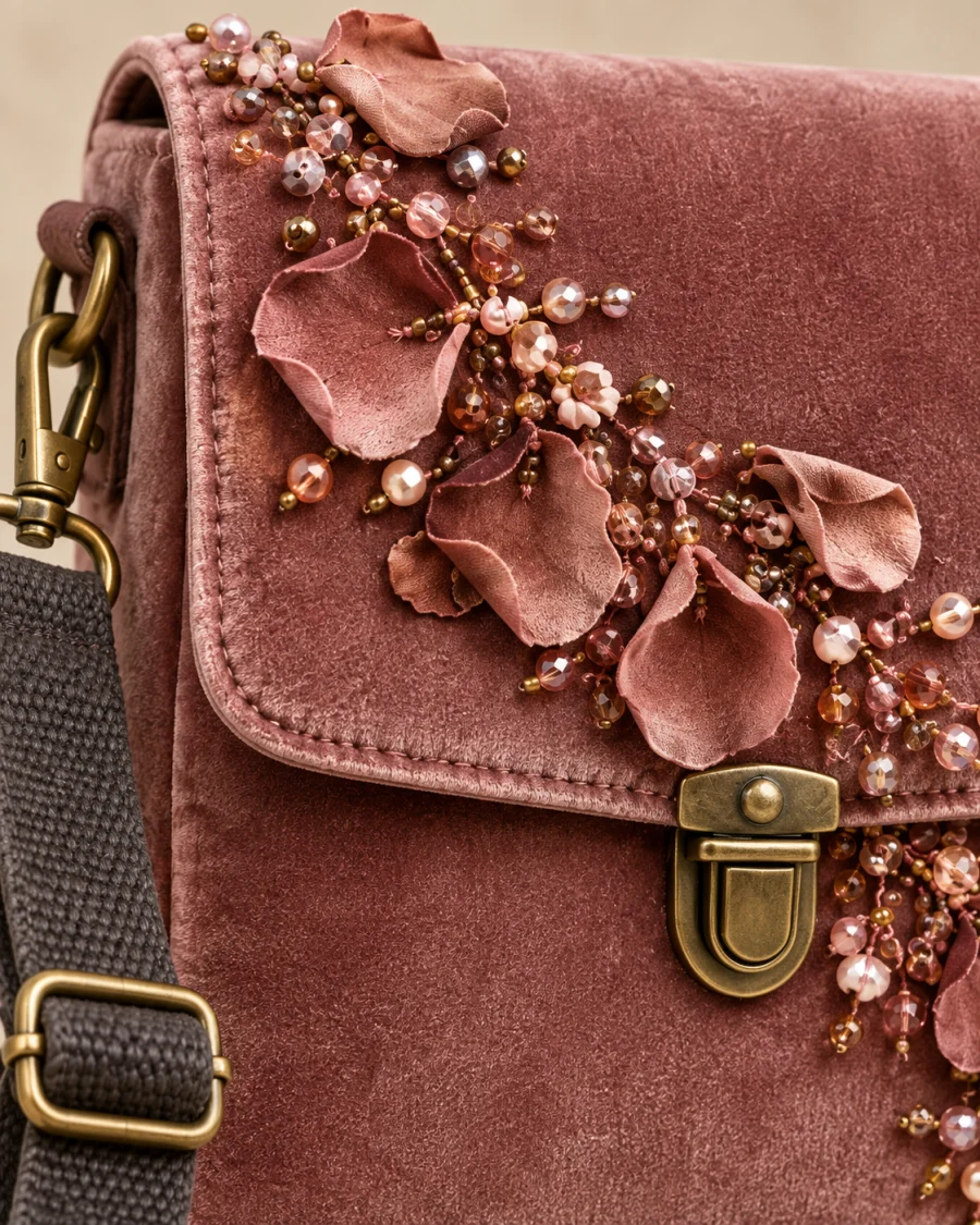 Desert Rose Crossbody detail view