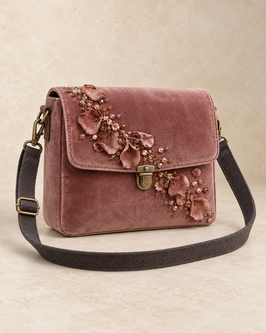 Desert Rose Crossbody studio view