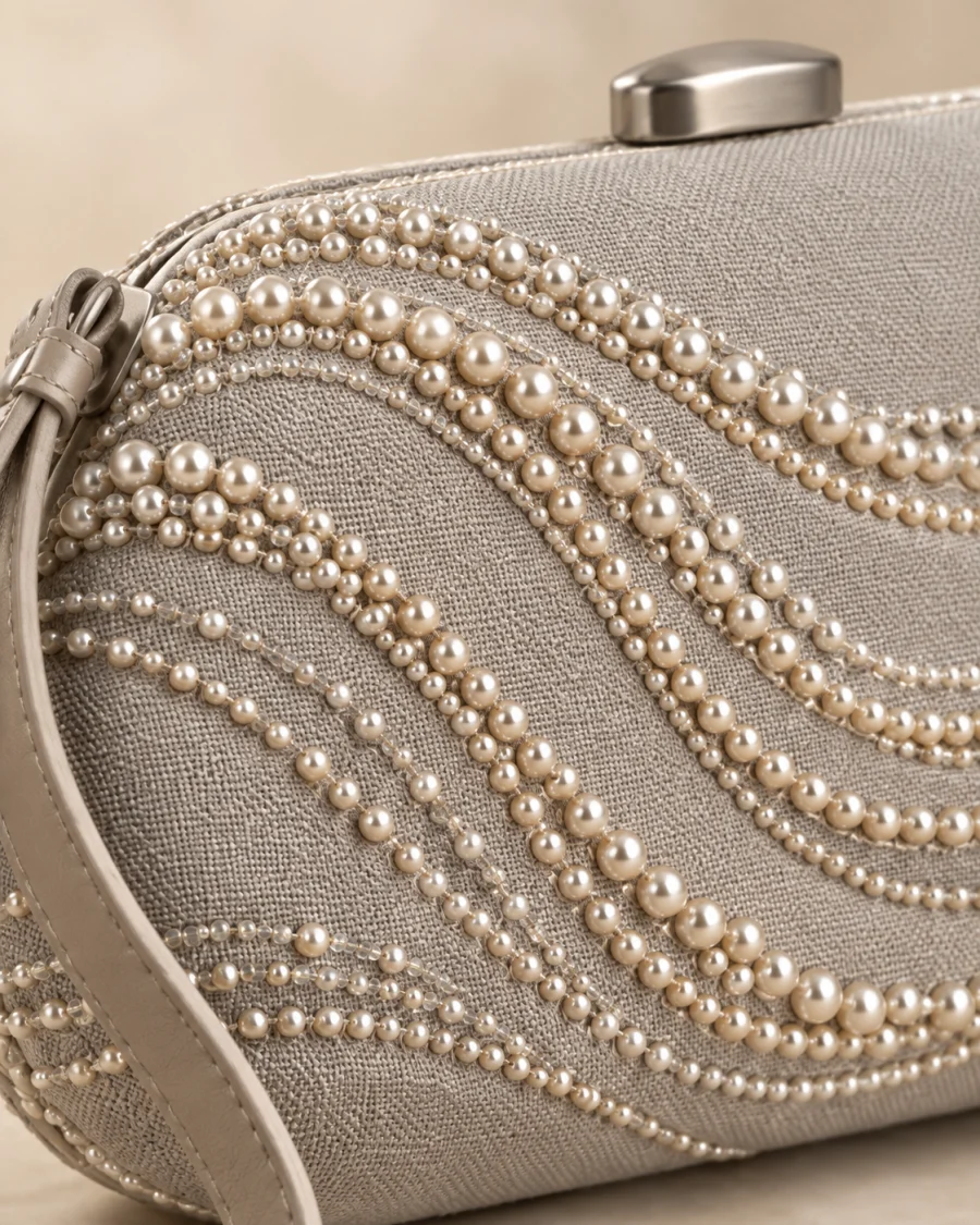Salt Moon Clutch detail view